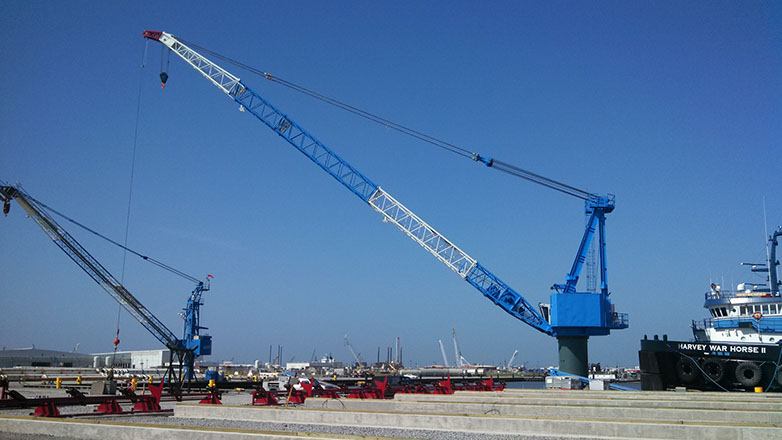 Mriežková konštrukcia Boom Traveling Portal Crane.jpg Lattice Structure Boom Traveling Portal Crane.jpg